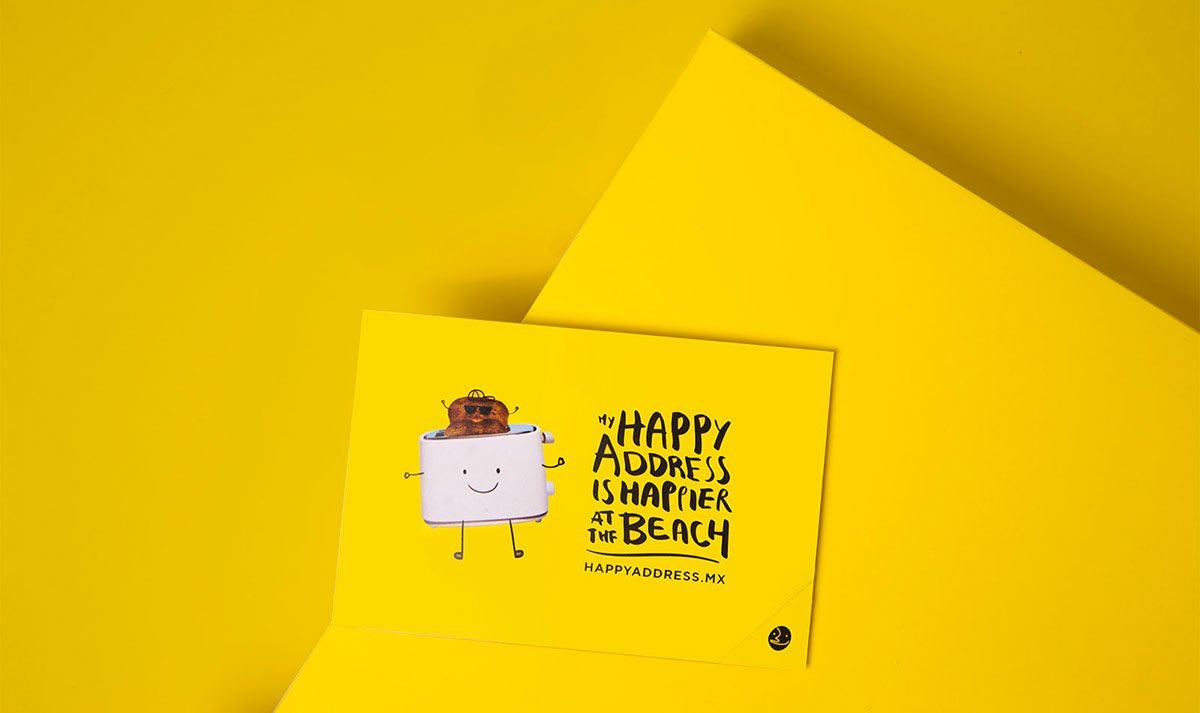 Happy Address 企業(yè)VI設(shè)計 標簽設(shè)計
