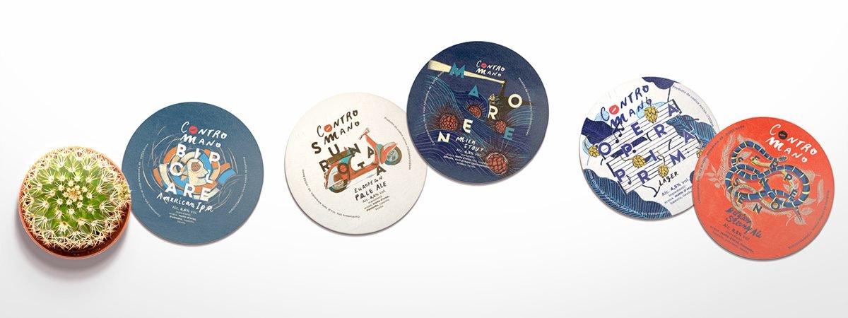 Contromano 啤酒品牌包裝形象設(shè)計