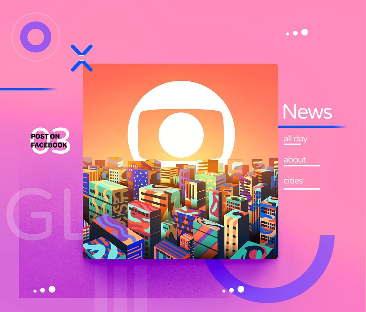 GLOBO插畫創(chuàng)意形象設(shè)計  插畫設(shè)計