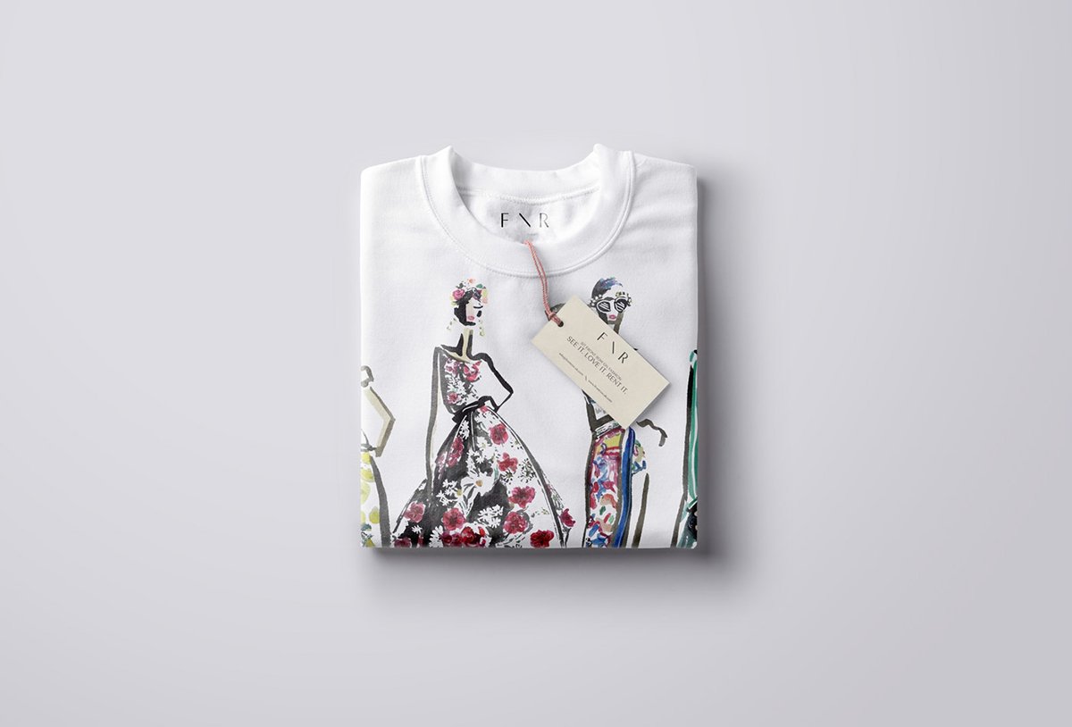 F\R租賃服裝VI設(shè)計(jì)形象  服裝設(shè)計(jì)