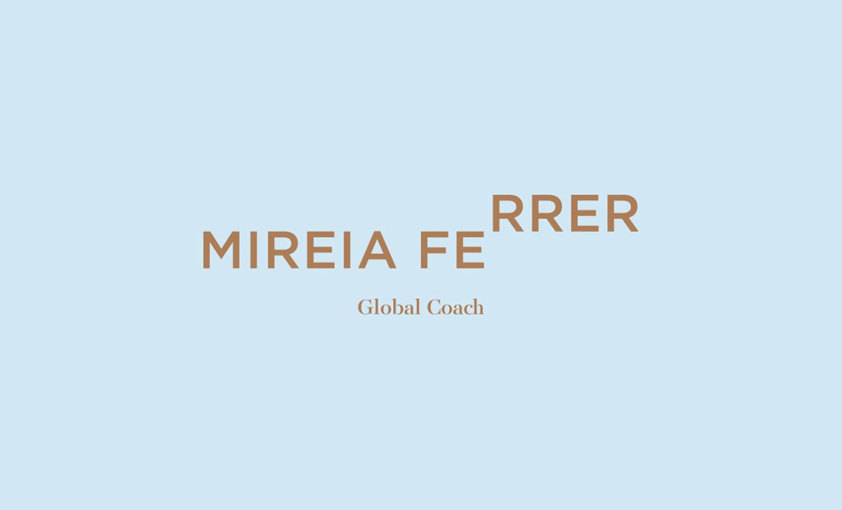 Mireia Ferrer全球教練平臺VI設(shè)計  標(biāo)志設(shè)計