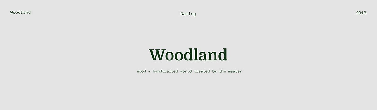 Woodland手工木制品品牌vi設(shè)計欣賞，手工木制品品牌，手工木制品品牌vi設(shè)計，家具品牌vi設(shè)計，家具品牌視覺形象識別設(shè)計，深圳vi設(shè)計，深圳品牌視覺形象識別設(shè)計，左右格局