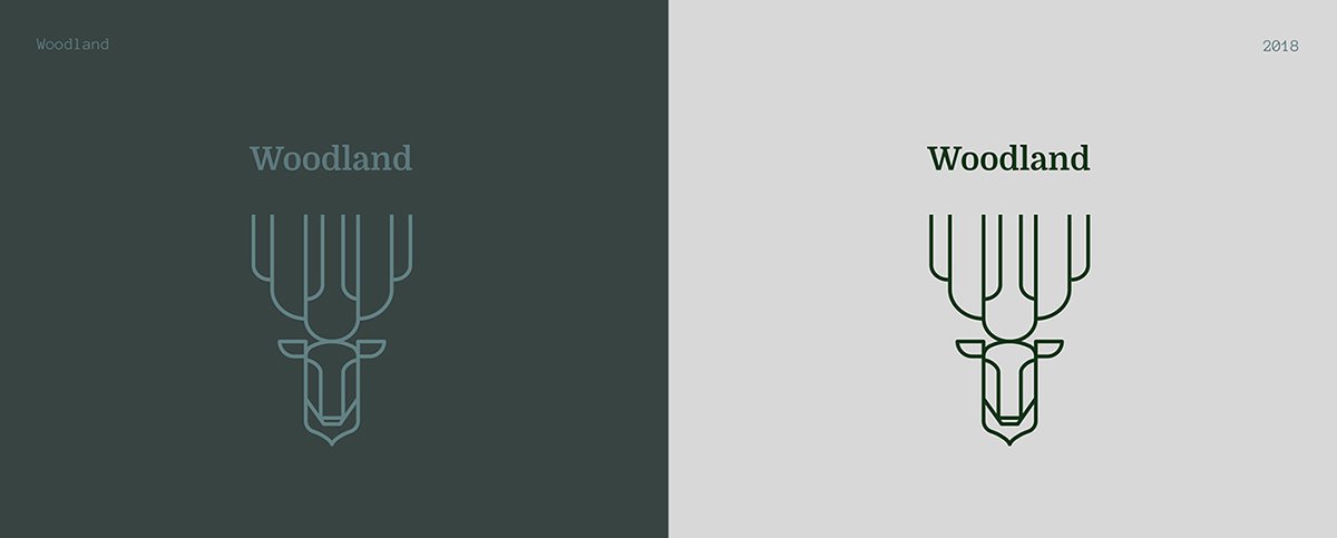 Woodland手工木制品品牌vi設(shè)計欣賞，手工木制品品牌，手工木制品品牌vi設(shè)計，家具品牌vi設(shè)計，家具品牌視覺形象識別設(shè)計，深圳vi設(shè)計，深圳品牌視覺形象識別設(shè)計，左右格局