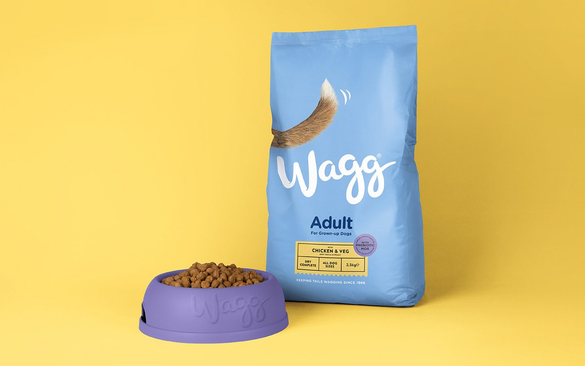 寵物食品 Wagg 品牌標識vi設計及品牌重塑，vi設計，食品vi設計，品牌形象設計，食品品牌vi設計，標識設計，品牌vi設計，品牌策劃，深圳vi設計，左右格局