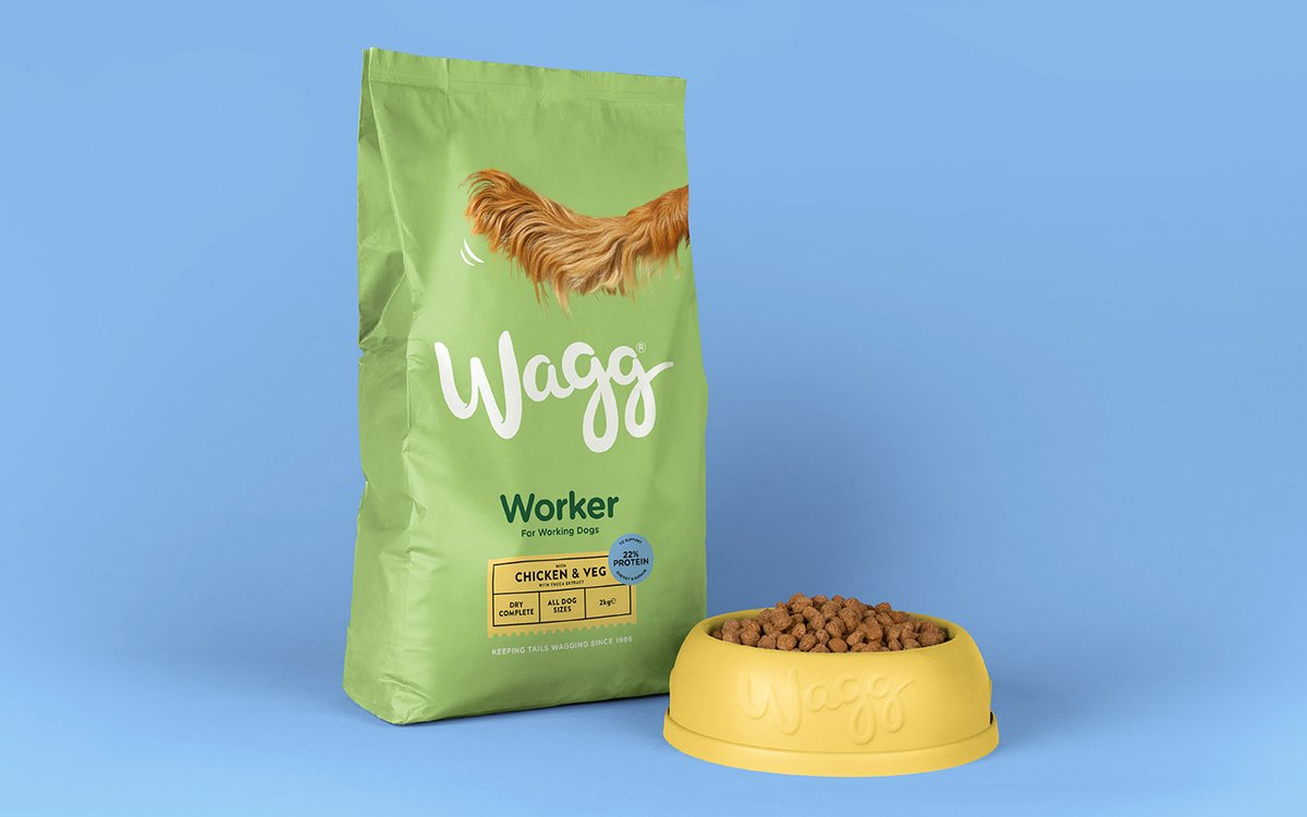 寵物食品 Wagg 品牌標識vi設計及品牌重塑，vi設計，食品vi設計，品牌形象設計，食品品牌vi設計，標識設計，品牌vi設計，品牌策劃，深圳vi設計，左右格局