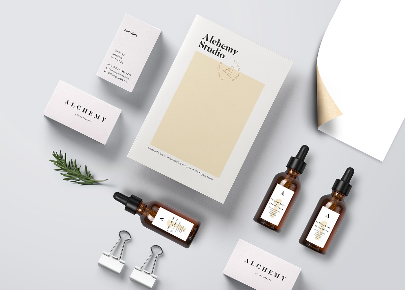 Alchemy美容品牌包裝設計和企業(yè)VI設計，化妝品VI設計，企業(yè)形象設計，深圳VI設計，左右格局