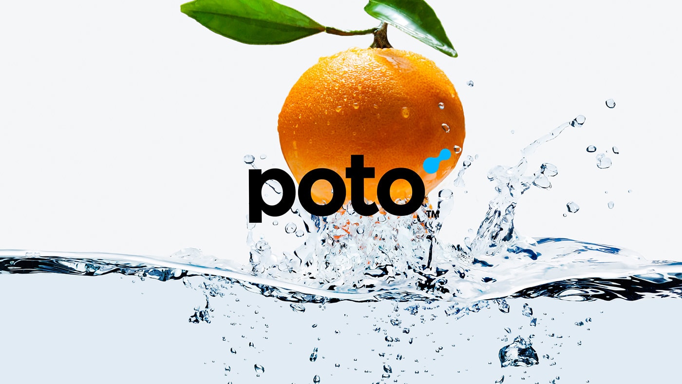 Poto自來水公司品牌VI設計和包裝設計案例，企業(yè)VI設計，品牌形象設計，包裝設計，深圳VI設計，左右格局