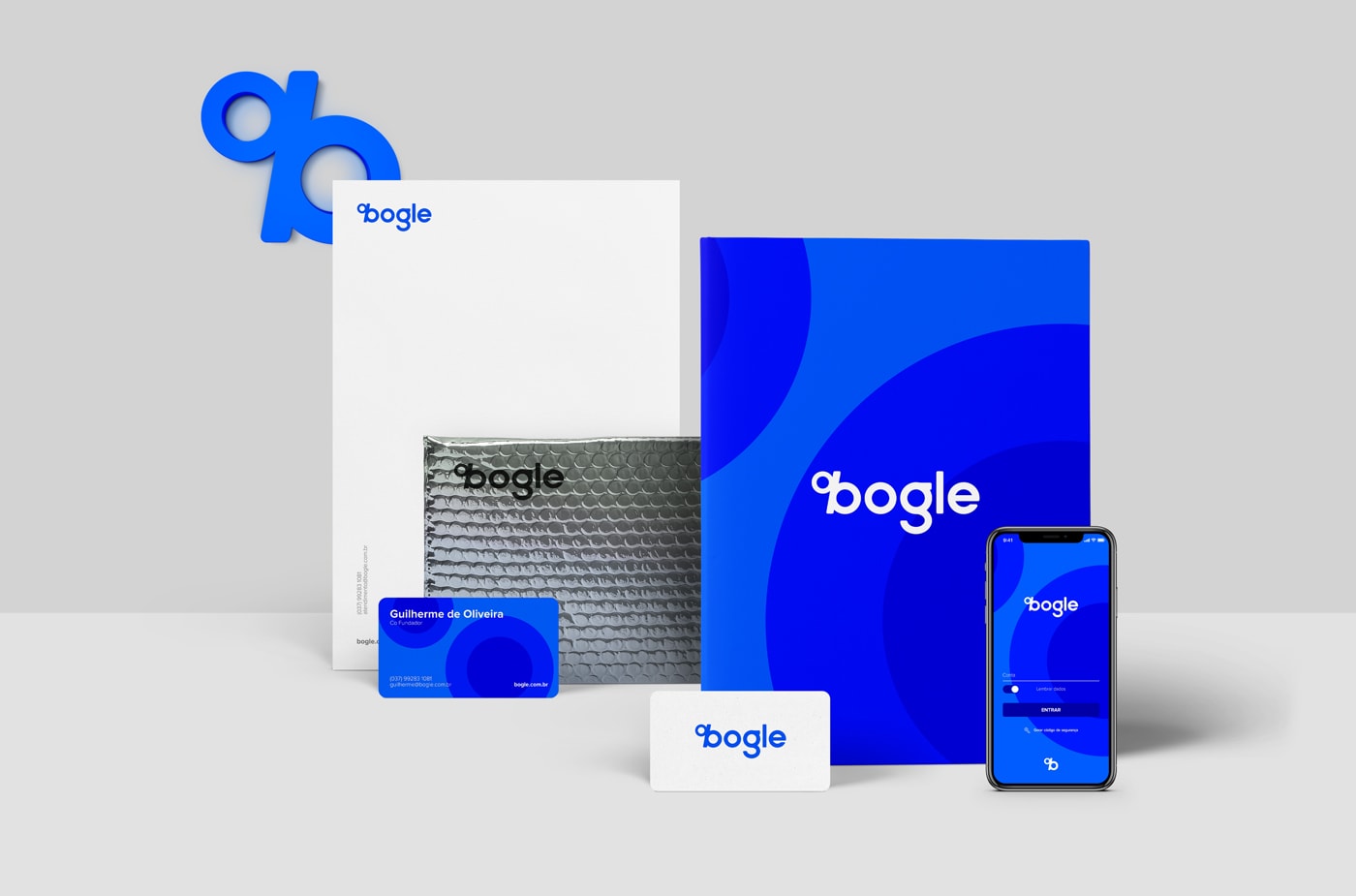 Bogle 巴西金融科技企業VI設計和品牌視覺設計，金融品牌設計，科技企業VI設計，深圳VI設計，左右格局