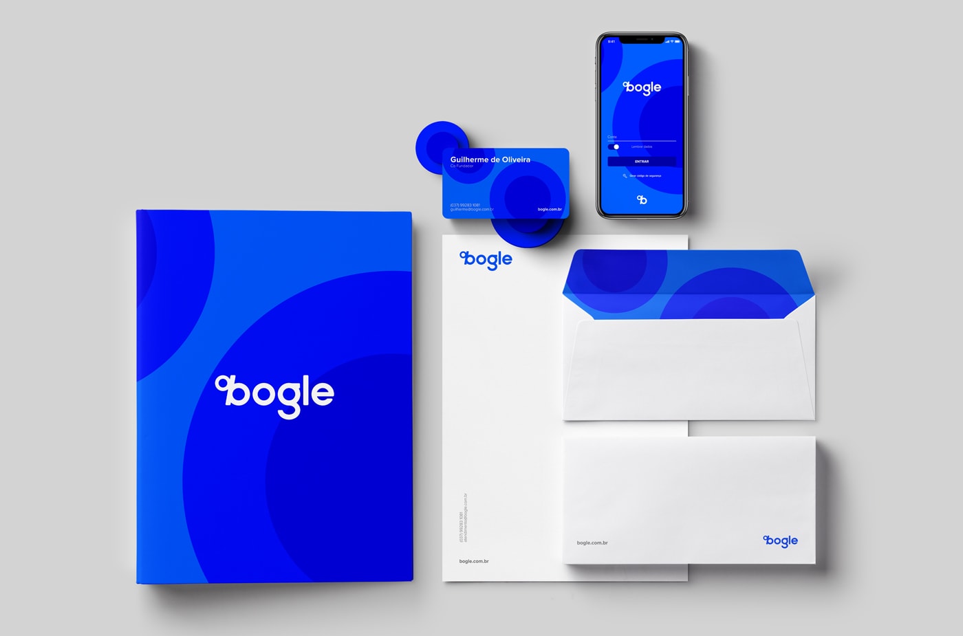 Bogle 巴西金融科技企業VI設計和品牌視覺設計，金融品牌設計，科技企業VI設計，深圳VI設計，左右格局
