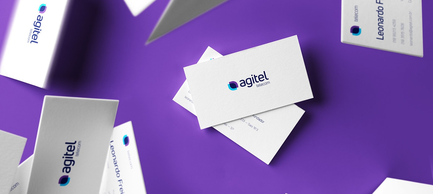 Agitel 通訊IP科技公司品牌VI設(shè)計和品牌logo設(shè)計，科技企業(yè)VI設(shè)計，品牌形象設(shè)計，深圳VI設(shè)計，左右格局