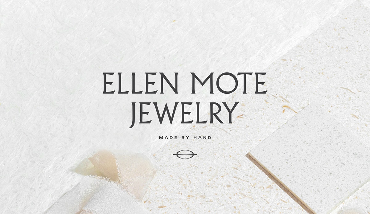 時尚簡約 Ellen Mote 珠寶品牌VI設計和品牌重塑，珠寶品牌VI設計，珠寶網站設計，品牌戰略升級， 深圳VI設計，左右格局