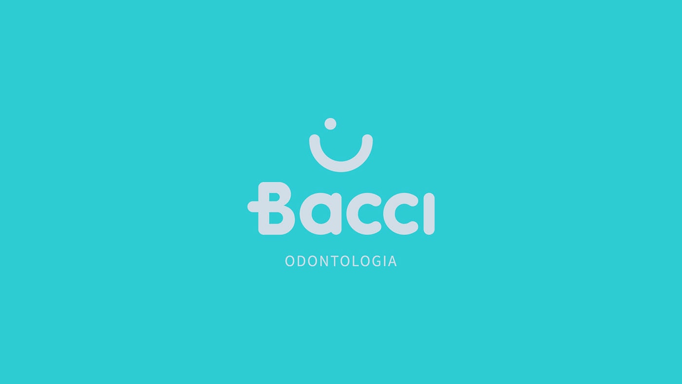 Bacci 現(xiàn)代醫(yī)療牙科診所品牌VI設(shè)計和標識設(shè)計，醫(yī)療品牌VI設(shè)計，品牌標識設(shè)計，深圳VI設(shè)計，左右格局