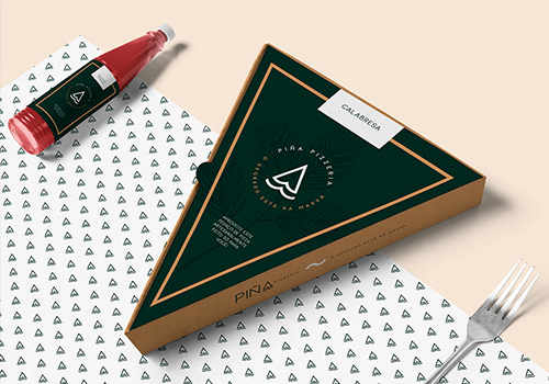 意大利傳統披薩店（食品）vi設計和logo設計— 深圳vi設計左右格局